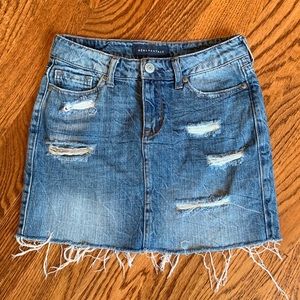 Aeropostale women’s/juniors denim mini ski…